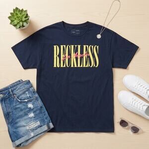 Young & Reckless Men's Size XL Black Los Angeles Reckless Graphic Tee